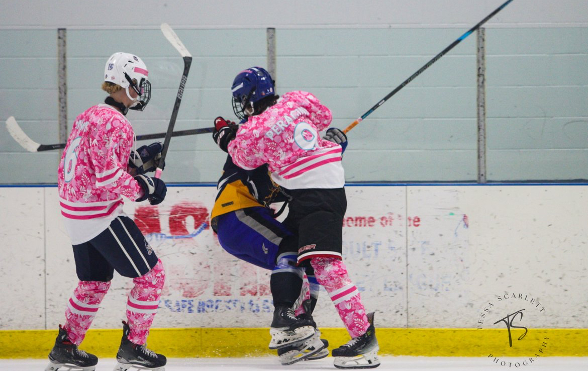 Puck drop action